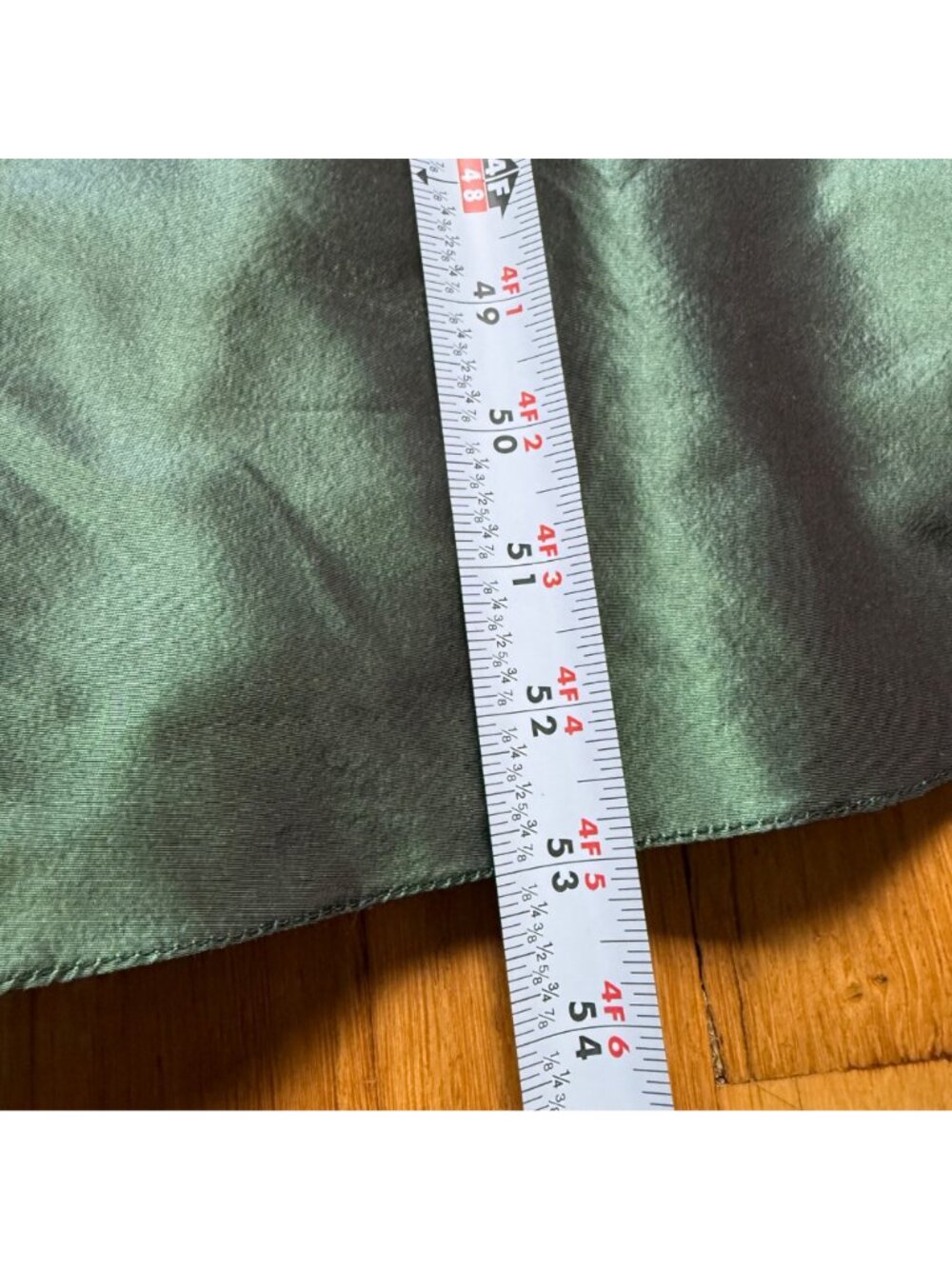 Rickie Freeman Teri Jon Size 6 Green Silk Sleeveless Pleated Ruched Maxi Gown - Picture 15 of 16